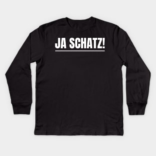 Ja Schatz Partner Liebes Geschenk Kids Long Sleeve T-Shirt